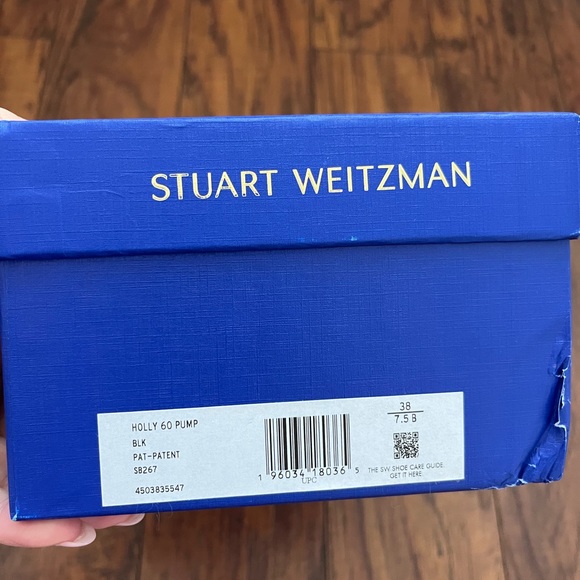 NWT Stuart Weitzman Holly 60 patent pumps , size 7.5 - Picture 4 of 5
